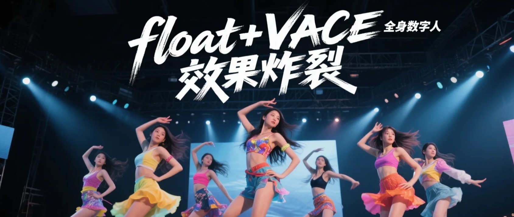 【closerAI ComfyUI】太炸裂了！FLOAT数字人+VACE视频生成全身数字人，适用于口播主持讲解等，可玩性高！冲