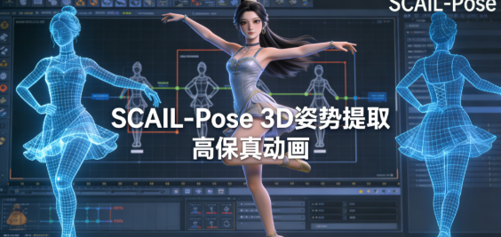【closerAI ComfyUI】动作迁移新王SCAIL-Pose：3D 姿态提取且完美支持多人物复杂场景的高质量动画生成！赞