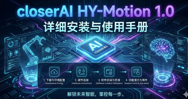 🚀 closerAI HY-Motion 1.0 详细安装与使用手册
