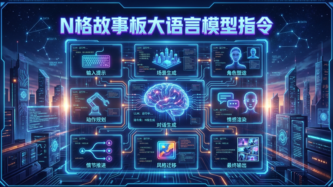 N宫格分镜图LLM模型指令