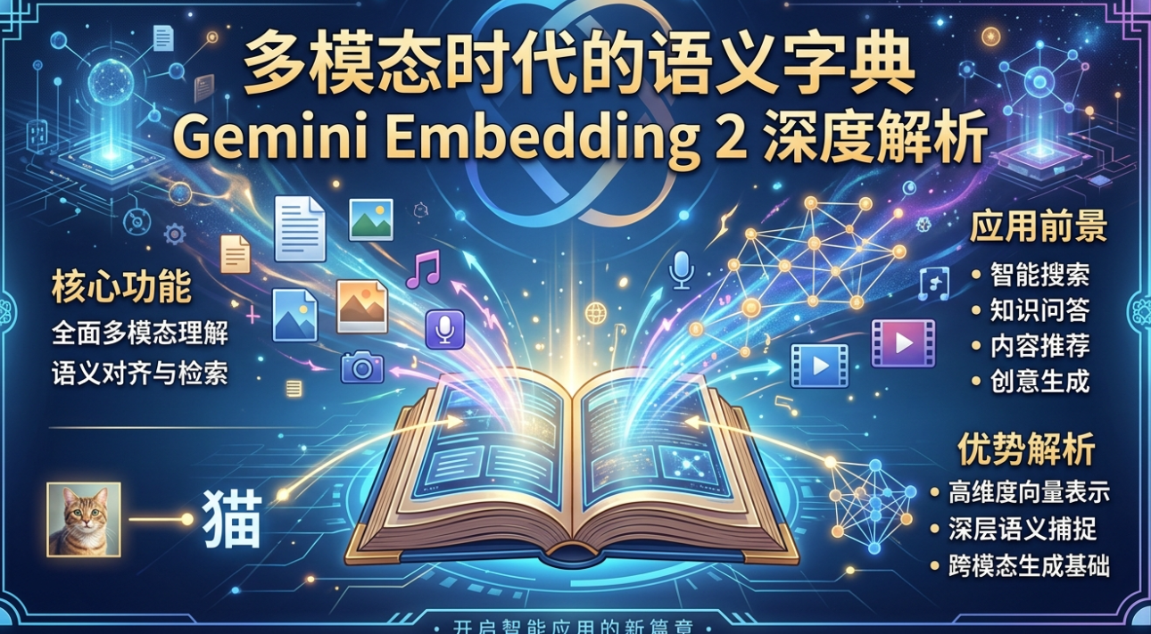 「全模态时代」的语义字典：Gemini Embedding 2 深度解析