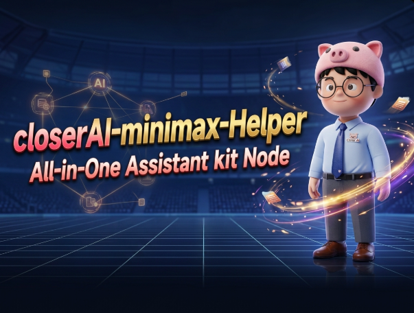closerAI-minimaxH3-Helper套件节点 使用手册