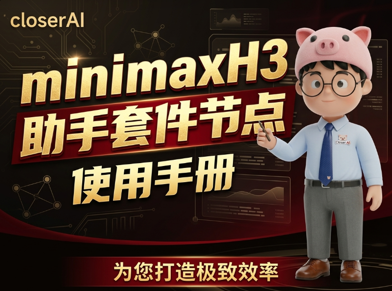 closerAI-minimaxH3-Helper套件节点 使用手册