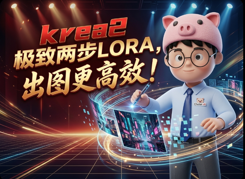 krea2 极致两步LORA，出图更高效！