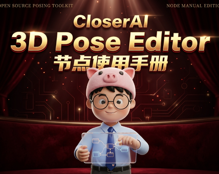 CloserAI 3D Pose Editor 节点使用手册
