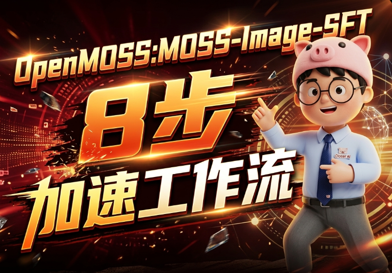 OpenMOSS:MOSS-Image-SFT 8步加速工作流