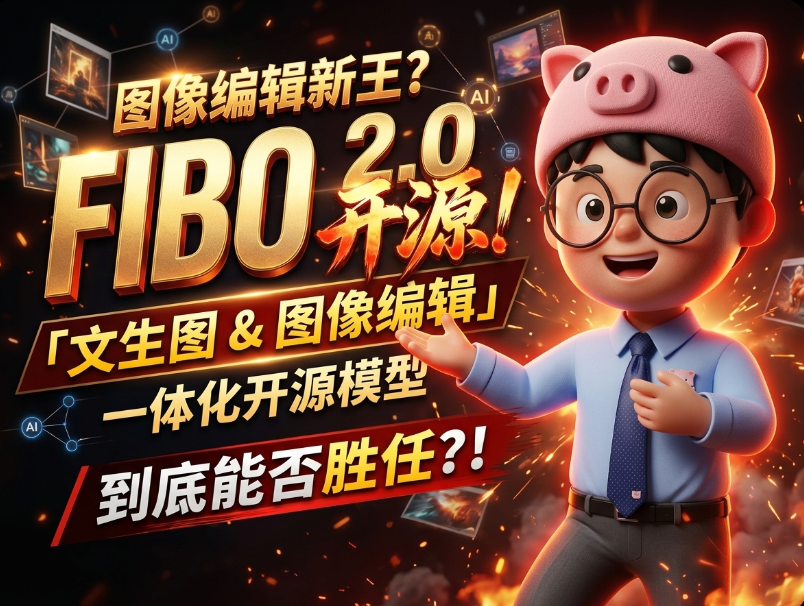 图像编辑新王屠榜？FIBO2.0：一个集文生与图像编辑一体开源模型到底能否胜任？！