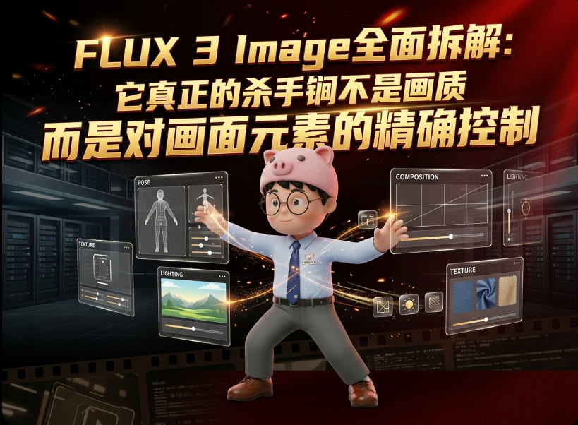 FLUX 3 Image全面拆解：它真正的杀手锏不是画质，而是对画面元素的精确控制